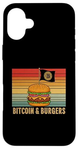 Bitcoin Foodie Bitcoin & Burger Lover Grill Master Bitcoin Hülle für iPhone 16 Plus von Satoshis Fashion: The Bitcoin only Store
