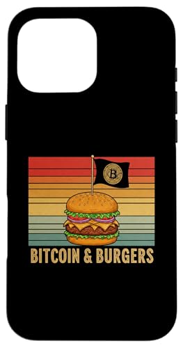Bitcoin Foodie Bitcoin & Burger Lover Grill Master Bitcoin Hülle für iPhone 16 Pro Max von Satoshis Fashion: The Bitcoin only Store