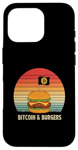 Bitcoin Foodie Bitcoin & Burger Lover Grill Master Bitcoin Hülle für iPhone 16 Pro von Satoshis Fashion: The Bitcoin only Store