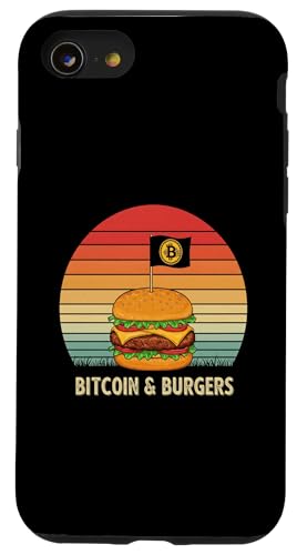 Bitcoin Foodie Bitcoin & Burger Lover Grill Master Bitcoin Hülle für iPhone SE (2020) / 7 / 8 von Satoshis Fashion: The Bitcoin only Store