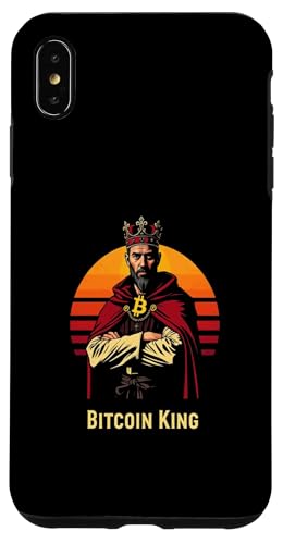 Bitcoin King Design: Die Blockchain-Königskönigin wurde zu Bitcoin gekrönt Hülle für iPhone XS Max von Satoshis Fashion: The Bitcoin only Store