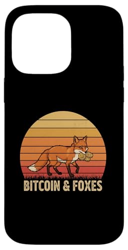 Cleverer Bitcoin Fox Scharfer Instinkt Design Forest Life Bitcoin Hülle für iPhone 14 Pro Max von Satoshis Fashion: The Bitcoin only Store