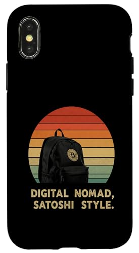 Digitaler Nomade Bitcoin Reisen, Freiheit, Kunst, Fernleben, Bitcoin Hülle für iPhone X/XS Digitaler Nomade Bitcoin Reisen, Freiheit, Kunst, Fernleben, Bitcoin Hülle für iPhone X/XS von Satoshis Fashion: The Bitcoin only Store