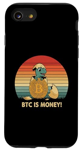 Jurassic Bitcoin Dinosaurier Dino Art Fossil Power Bitcoin Hülle für iPhone SE (2020) / 7 / 8 von Satoshis Fashion: The Bitcoin only Store