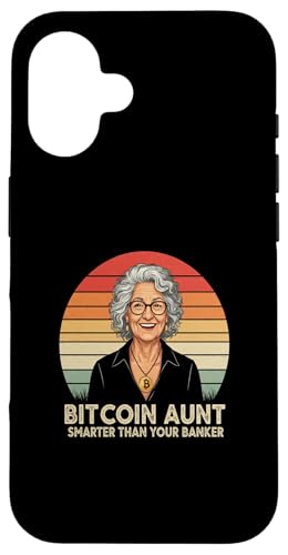 Lustige Krypto-Tante Sats Bold Satoshi Vibe Sat Family Bitcoin Hülle für iPhone 16 Lustige Krypto-Tante Sats Bold Satoshi Vibe Sat Family Bitcoin Hülle für iPhone 16 von Satoshis Fashion: The Bitcoin only Store