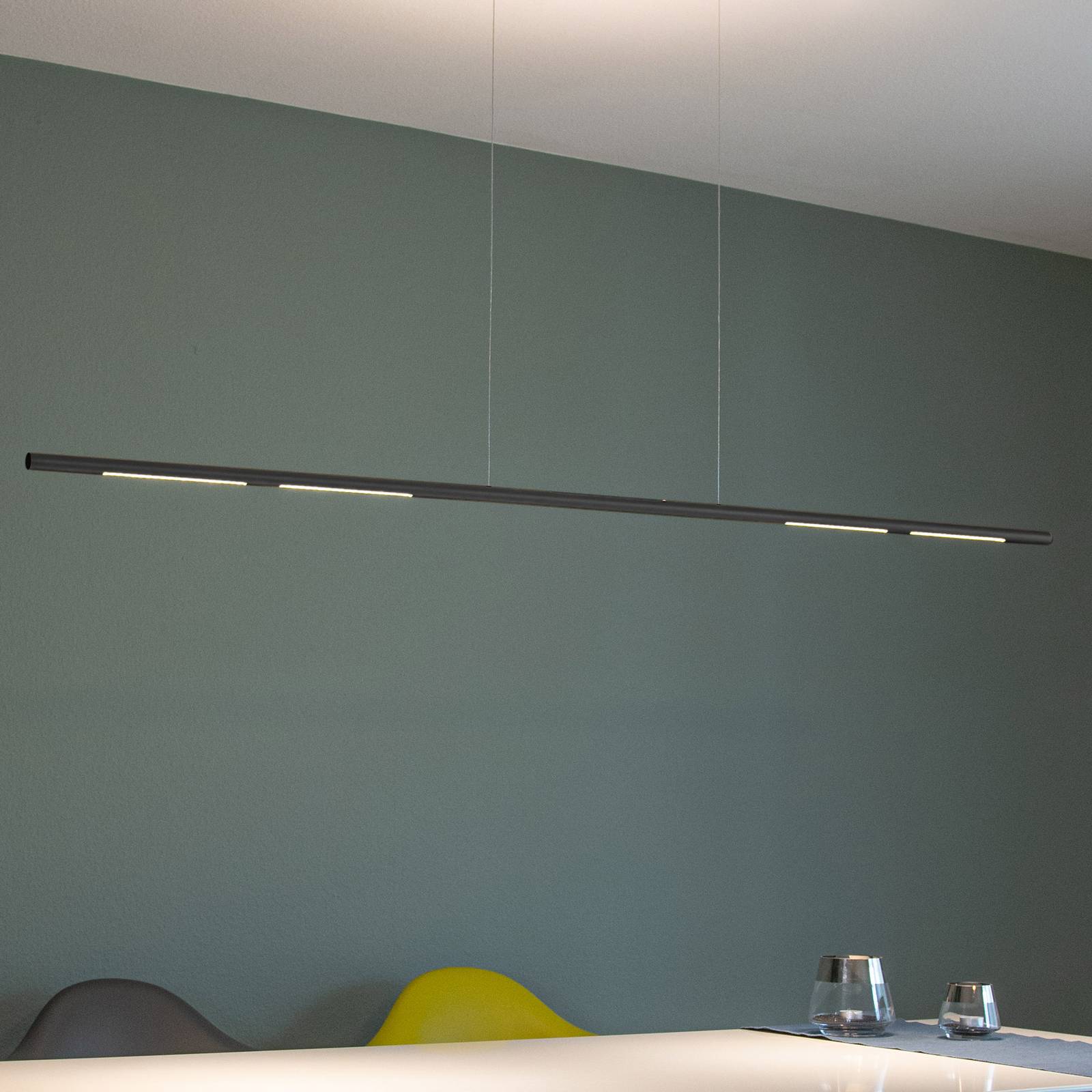 Sattler Palito Linea, 3.000K, TRIAC, 175cm schwarz Sattler Palito Linea, 3.000K, TRIAC, 175cm schwarz von Sattler