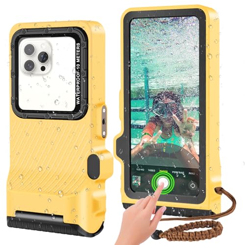 Professiona wasserdichte Handyhülle, Outdoor-Tauchen, Schnorcheln, Schwimmen, Surfen, Unterwasser-Touchscreen-Gehäuse, Abdeckung für iPhone 16 Pro Max, Samsung S25 Ultra, nicht mehr als 17,5 cm (6,9 Professiona wasserdichte Handyhülle, Outdoor-Tauchen, Schnorcheln, Schwimmen, Surfen, Unterwasser-Touchscreen-Gehäuse, Abdeckung für iPhone 16 Pro Max, Samsung S25 Ultra, nicht mehr als 17,5 cm (6,9 von Saupsitnz