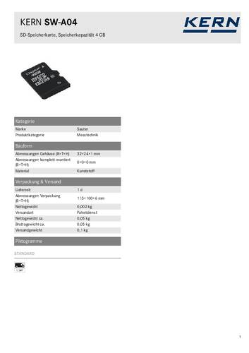 Sauter microSD-Karte 4GB von Sauter