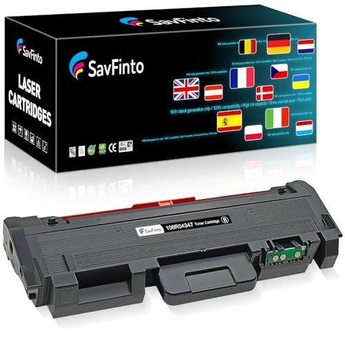 SavFinto B205 B210 B215 Toner für Xerox 106R04347 106R04346 Tonerkartusche für Xerox B205 B205MFP B205NI B210 B210DNI B215 B215MFP 215DNI (1 Schwarz) von SavFinto