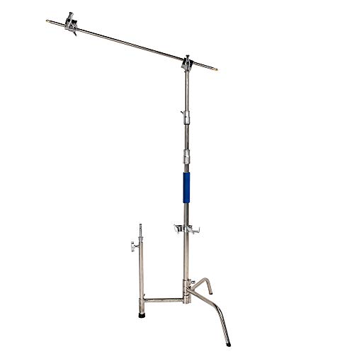 Savage 102cm Edelstahl-C-Stativ mit Grip Arm Kit, Edelstahlkonstruktion, Fotografiezubehör von Savage