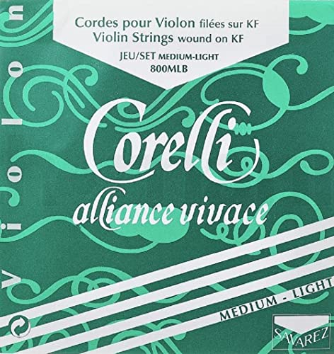 Corelli Saiten Violine Alliance Satz mit Kugel Light 800MLB von Savarez
