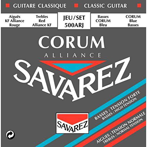 Savarez 500ARJ Saitensätze für Konzertgitarre Rot/Blau von Savarez