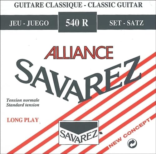 Savarez 540R 6-saitiger Carbon-Klassikgitarrensatz Normalspannung Multi von Savarez