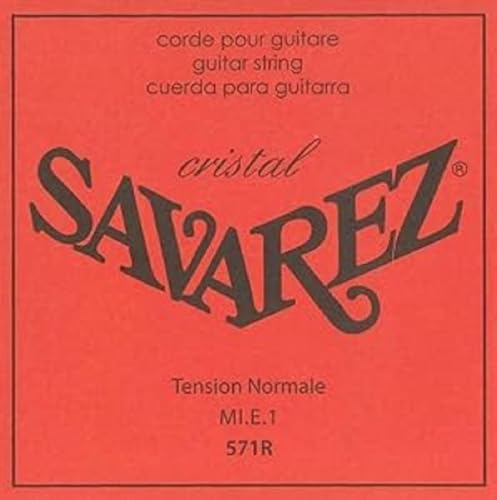 Savarez 656011 Saiten Für Klassik-Gitarre Alliance Ht Classic 571Reinzelsaite E1 Cristal Standard von Savarez