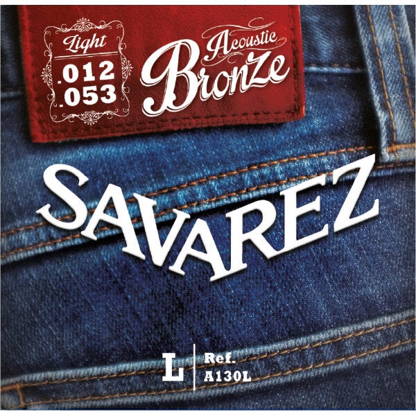 Savarez Acoustic Bronze A130L Light 012 - 053 Acoustic Guitar Strings von Savarez