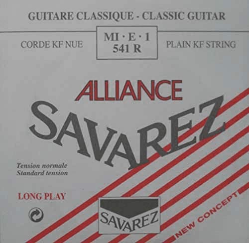 Savarez Alliance HT Classic Guitar Strings 541R Einzelsaiten Standard E Carbon von Savarez