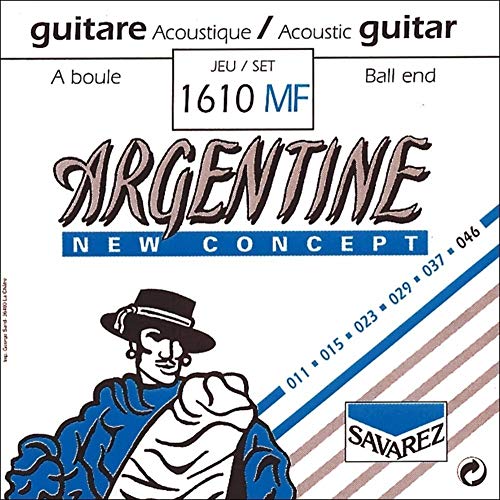 Savarez Argentine E1 .011-1211Mf Einzelsaite Für Akustikgitarre von Savarez