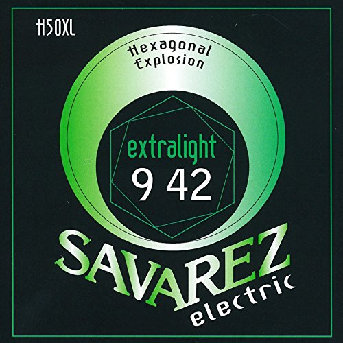 Savarez Saiten Für E-Gitarre Hexagonal Explosion Nickel Ex-Light H50Xl von Savarez