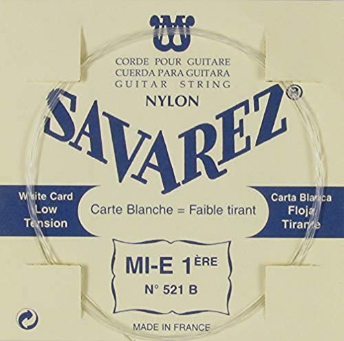 Savarez Saiten für Traditional Concert 521B Klassische Gitarre Einzelsaiten - E tief - geeignet für 520B von Savarez