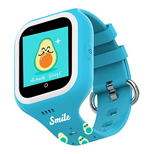 SaveFamily Iconic Plus Mr. Wonderful Edition mit personalisierten Armbändern. Smartwatch für Kinder mit Videoanruf, Musik, Anrufer-ID, Video, Bluetooth, App Store, Whatsapp und lustigen Sprüchen von SaveFamily Relojes con GPS