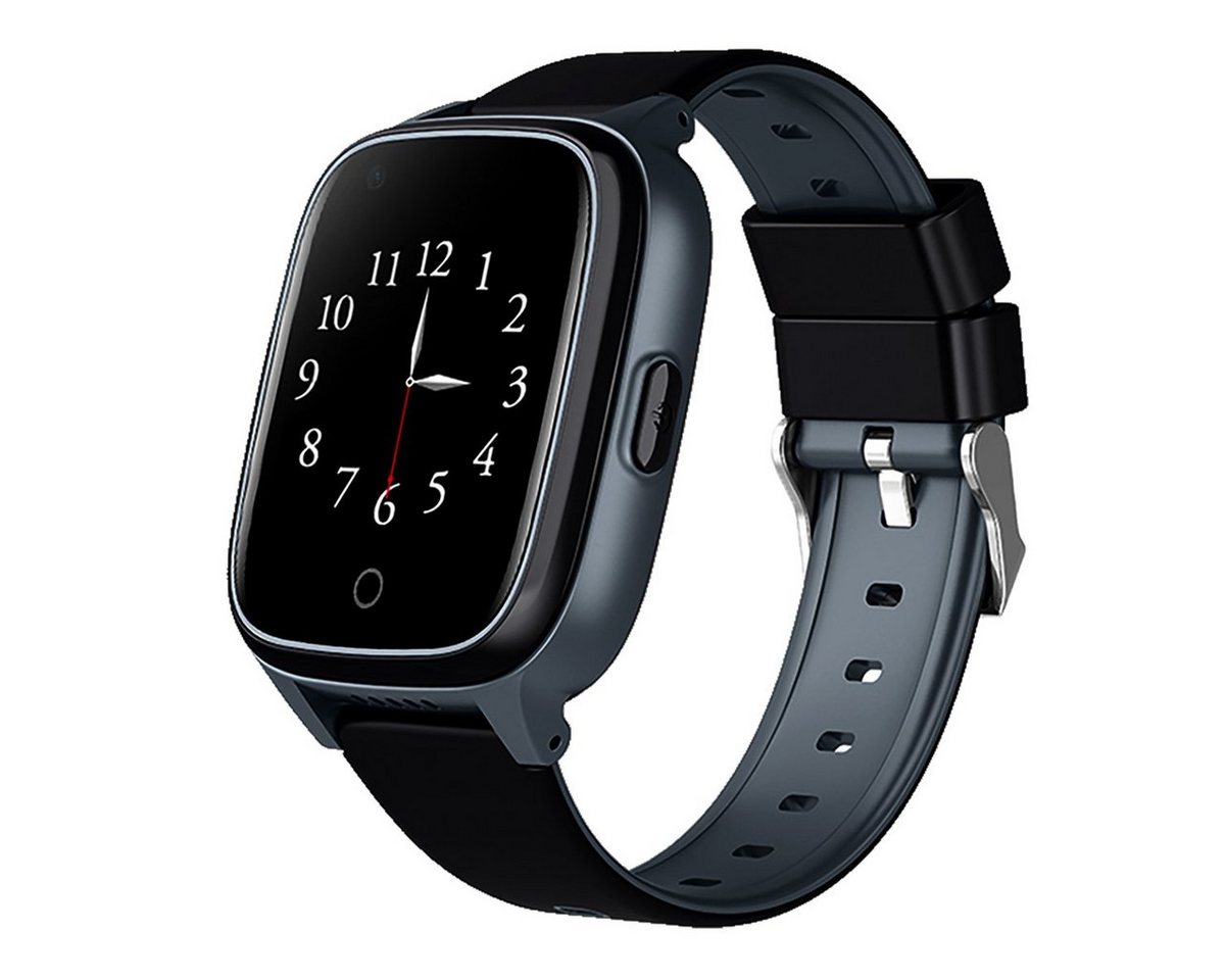 SaveFamily Senior Smartwatch (3,56 cm/1,4 Zoll, Android), inkl. magnetisches Ladekabel, Seniorenuhr, Senior Watch, LTE Watch, hypoallergenes Armband von SaveFamily