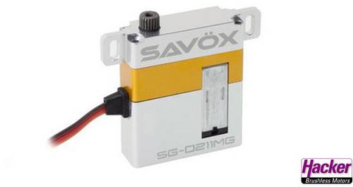 Savöx Spezial-Servo SG-0211MG Digital-Servo Getriebe-Material: Metall Stecksystem: JR Savöx Spezial-Servo SG-0211MG Digital-Servo Getriebe-Material: Metall Stecksystem: JR von Savöx
