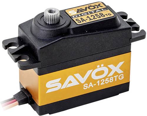 Savöx Standard-Servo SA-1258TG Digital-Servo Getriebe-Material: Metall Stecksystem: JR Savöx Standard-Servo SA-1258TG Digital-Servo Getriebe-Material: Metall Stecksystem: JR von Savöx
