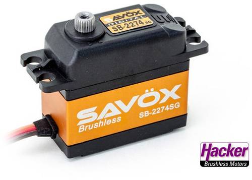 Savöx Standard-Servo SB-2274SG Digital-Servo Getriebe-Material: Stahl Stecksystem: JR Savöx Standard-Servo SB-2274SG Digital-Servo Getriebe-Material: Stahl Stecksystem: JR von Savöx