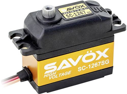 Savöx Standard-Servo SC-1267SG Digital-Servo Getriebe-Material: Metall Stecksystem: JR Savöx Standard-Servo SC-1267SG Digital-Servo Getriebe-Material: Metall Stecksystem: JR von Savöx