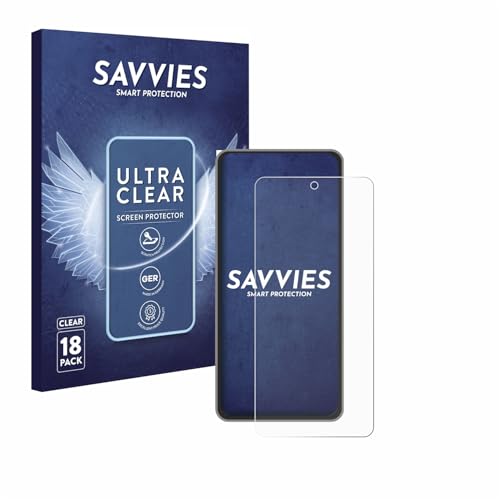 Savvies 18 Stück Schutzfolie für realme GT 7T Displayschutz-Folie Ultra-Transparent Savvies 18 Stück Schutzfolie für realme GT 7T Displayschutz-Folie Ultra-Transparent von Savvies
