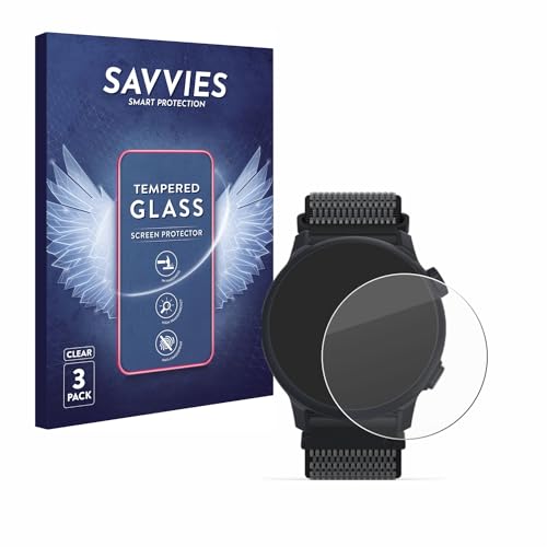 Savvies Panzer Schutz Glas für Coros Pace 2 (3 Stück) 9H Hartglas, Anti-Fingerprint, Displayschutz Savvies Panzer Schutz Glas für Coros Pace 2 (3 Stück) 9H Hartglas, Anti-Fingerprint, Displayschutz von Savvies