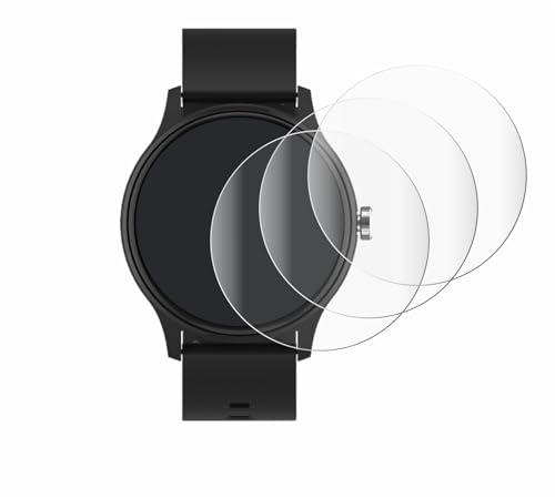 Savvies 4 Stück Full-Screen Schutzfolie für Peaq PSW 100 Full-Cover Displayschutz-Folie [3D Curved, Transparent, Anti-Fingerabdruck] von Savvies