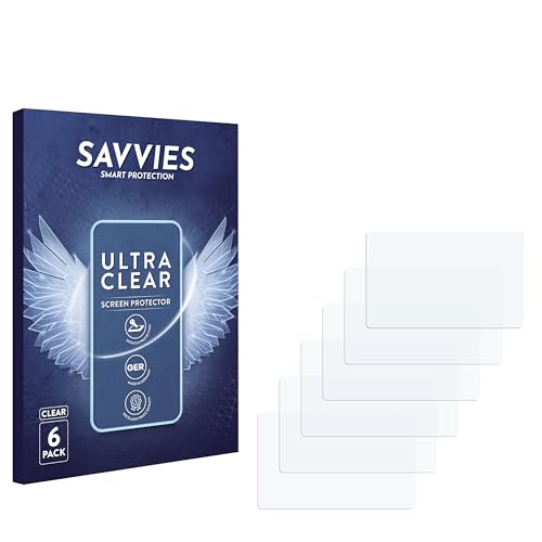 Savvies 6 Stück Schutzfolie für Apple MacBook Pro 16" 2024 M4 (NUR Touch Trackpad) Displayschutz-Folie Ultra-Transparent von Savvies