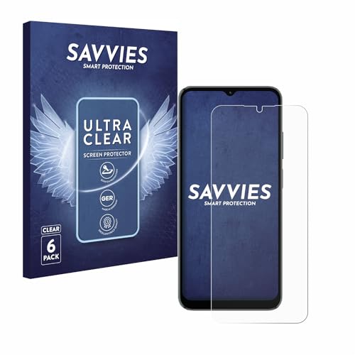 Savvies 6 Stück Schutzfolie für Blackview A52 Pro Displayschutz-Folie Ultra-Transparent Savvies 6 Stück Schutzfolie für Blackview A52 Pro Displayschutz-Folie Ultra-Transparent von Savvies