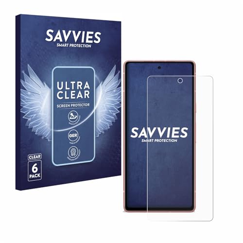 Savvies 6 Stück Schutzfolie für Google Pixel 7a Displayschutz-Folie Ultra-Transparent Savvies 6 Stück Schutzfolie für Google Pixel 7a Displayschutz-Folie Ultra-Transparent von Savvies
