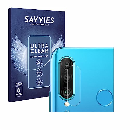 Savvies 6 Stück Schutzfolie für Huawei P30 lite/New Edition (Kamera) Displayschutz-Folie Ultra-Transparent von Savvies