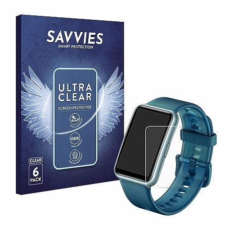 Savvies 6 Stück Schutzfolie für Huawei Watch Fit Special Edition Displayschutz-Folie Ultra-Transparent Savvies 6 Stück Schutzfolie für Huawei Watch Fit Special Edition Displayschutz-Folie Ultra-Transparent von Savvies