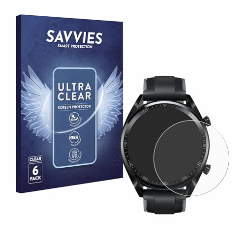 Savvies 6 Stück Schutzfolie für Huawei Watch GT/GT Active Displayschutz-Folie Ultra-Transparent Savvies 6 Stück Schutzfolie für Huawei Watch GT/GT Active Displayschutz-Folie Ultra-Transparent von Savvies