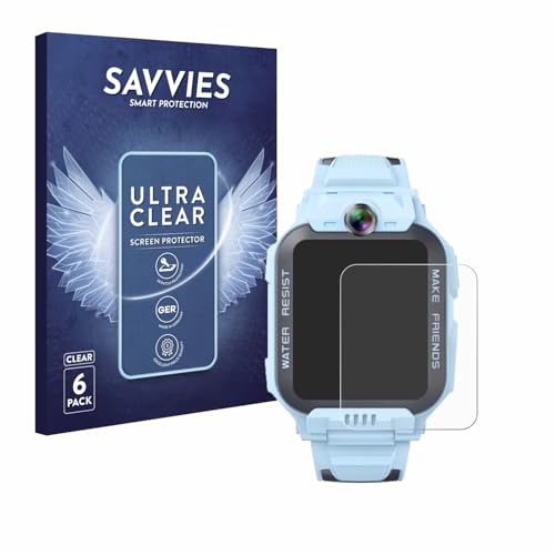 Savvies 6 Stück Schutzfolie für Imoo Watch Phone Z7 Displayschutz-Folie Ultra-Transparent Savvies 6 Stück Schutzfolie für Imoo Watch Phone Z7 Displayschutz-Folie Ultra-Transparent von Savvies