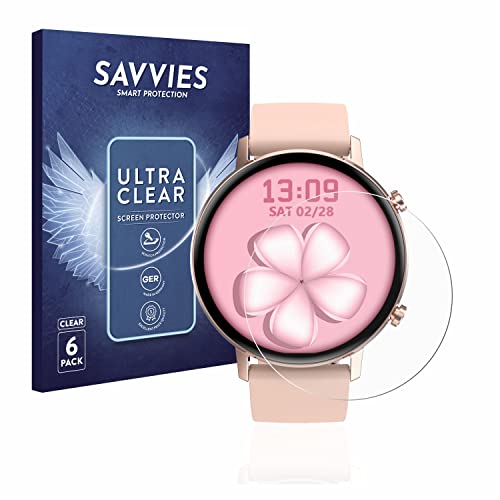 Savvies 6 Stück Schutzfolie für Levowatch F-Series Displayschutz-Folie Ultra-Transparent Savvies 6 Stück Schutzfolie für Levowatch F-Series Displayschutz-Folie Ultra-Transparent von Savvies