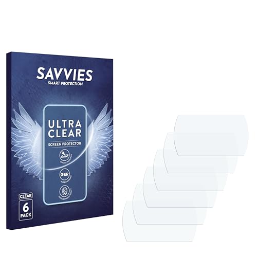 Savvies 6 Stück Schutzfolie für Mini Countryman R60 6.5" Displayschutz-Folie Ultra-Transparent von Savvies