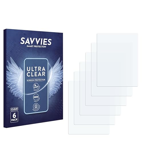 Savvies 6 Stück Schutzfolie für Nokia 7230 Displayschutz-Folie Ultra-Transparent von Savvies