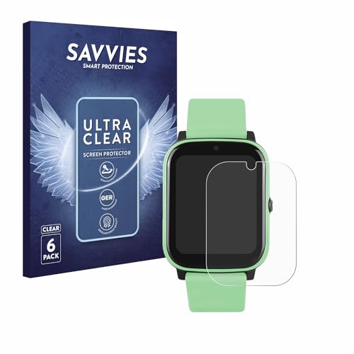 Savvies 6 Stück Schutzfolie für One2Track Connect NEXT Displayschutz-Folie Ultra-Transparent Savvies 6 Stück Schutzfolie für One2Track Connect NEXT Displayschutz-Folie Ultra-Transparent von Savvies