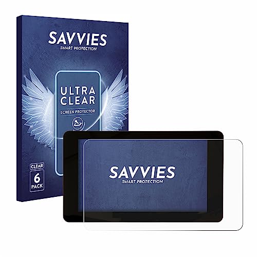 Savvies 6 Stück Schutzfolie für Raspberry Pi Touchscreen 7" Displayschutz-Folie Ultra-Transparent Savvies 6 Stück Schutzfolie für Raspberry Pi Touchscreen 7" Displayschutz-Folie Ultra-Transparent von Savvies
