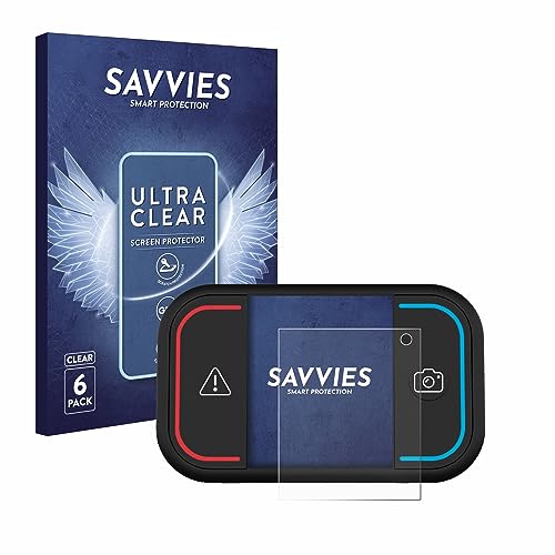 Savvies 6 Stück Schutzfolie für Saphe Drive Mini Displayschutz-Folie Ultra-Transparent von Savvies