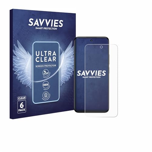 Savvies 6 Stück Schutzfolie für TCL 60 5G Displayschutz-Folie Ultra-Transparent Savvies 6 Stück Schutzfolie für TCL 60 5G Displayschutz-Folie Ultra-Transparent von Savvies