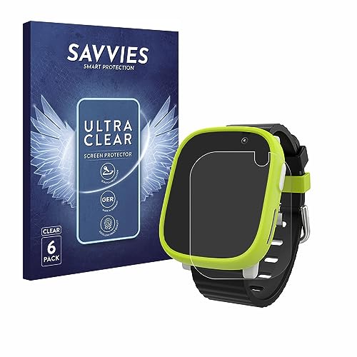 Savvies 6 Stück Schutzfolie für Xplora X6 Play Displayschutz-Folie Ultra-Transparent Savvies 6 Stück Schutzfolie für Xplora X6 Play Displayschutz-Folie Ultra-Transparent von Savvies