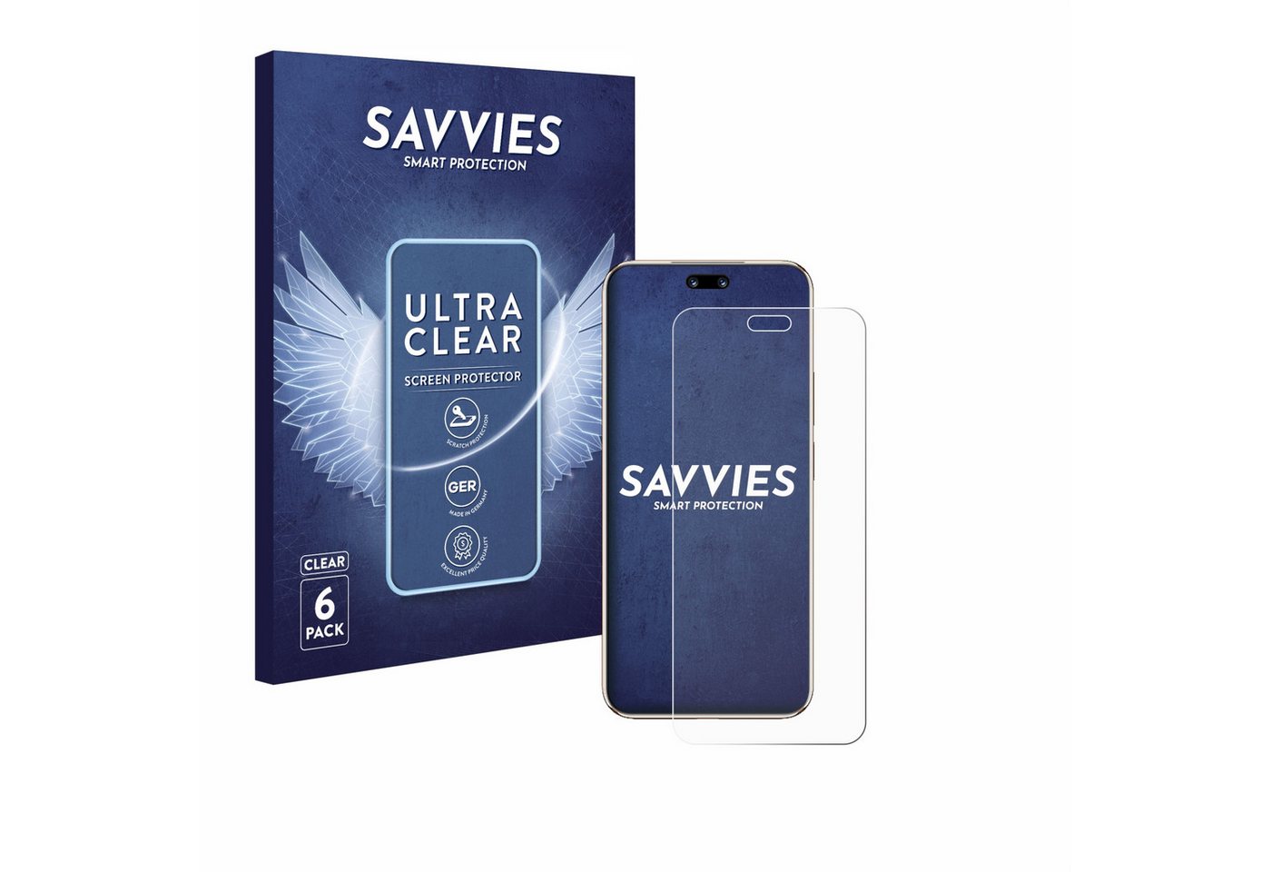 Savvies Displayschutzfolie Schutzfolie für Huawei Nova 14 Ultra, 6 Stück, Displayschutz Schutz Folie Klar Transparent Savvies Displayschutzfolie Schutzfolie für Huawei Nova 14 Ultra, 6 Stück, Displayschutz Schutz Folie Klar Transparent von Savvies
