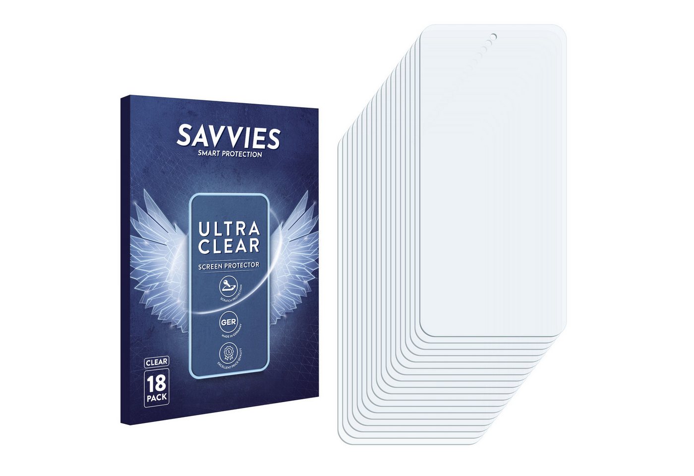 Savvies Displayschutzfolie Schutzfolie für Nothing CMF Phone 2 Pro, 18 Stück, Displayschutz Schutz Folie Klar Transparent Savvies Displayschutzfolie Schutzfolie für Nothing CMF Phone 2 Pro, 18 Stück, Displayschutz Schutz Folie Klar Transparent von Savvies