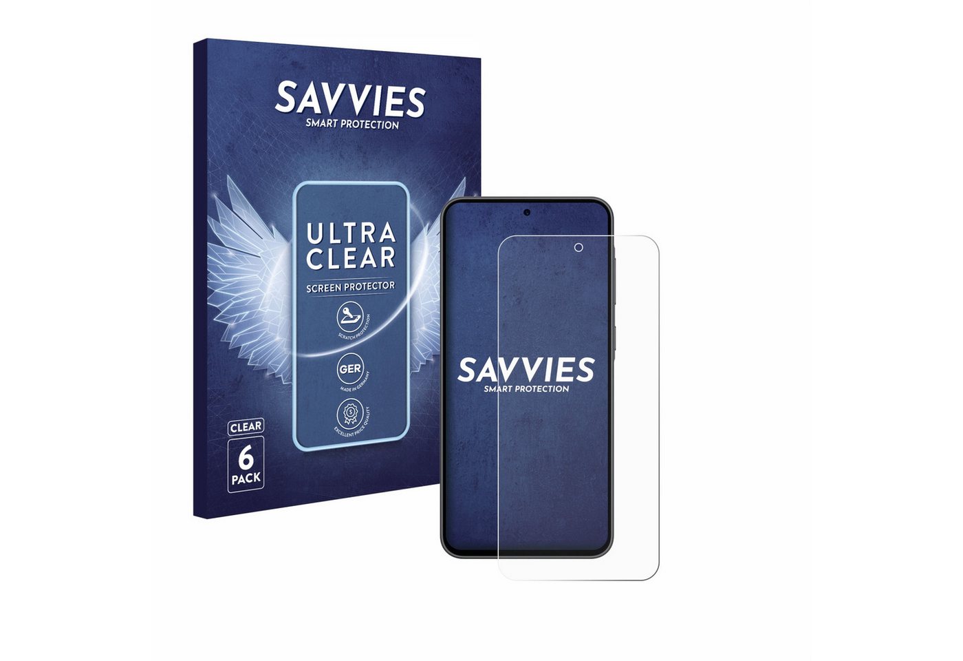 Savvies Displayschutzfolie Schutzfolie für Samsung Galaxy A36 5G, 6 Stück, Displayschutz Schutz Folie Klar Transparent Savvies Displayschutzfolie Schutzfolie für Samsung Galaxy A36 5G, 6 Stück, Displayschutz Schutz Folie Klar Transparent von Savvies